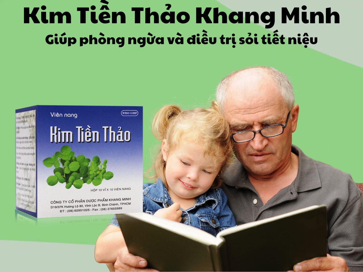 Thuốc Kim Tiền Thảo Khang Minh giúp lợi tiểu, hỗ trợ đào thải sỏi