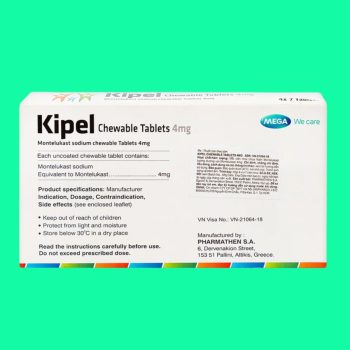 Kipel Chewable Tablets 4mg