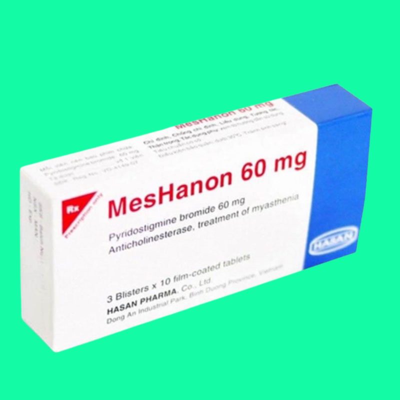 Meshone Thuốc MesHanon 60mg điều trị nhược cơ, tắc ruột do liệt ruột và bí tiểu