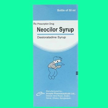 Thuốc Neocilor Syrup có tác dụng giảm triệu chứng viêm mũi dị ứng theo mùa, mề đay