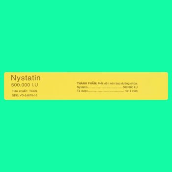 Nystatin 500.000I.U Vidipha