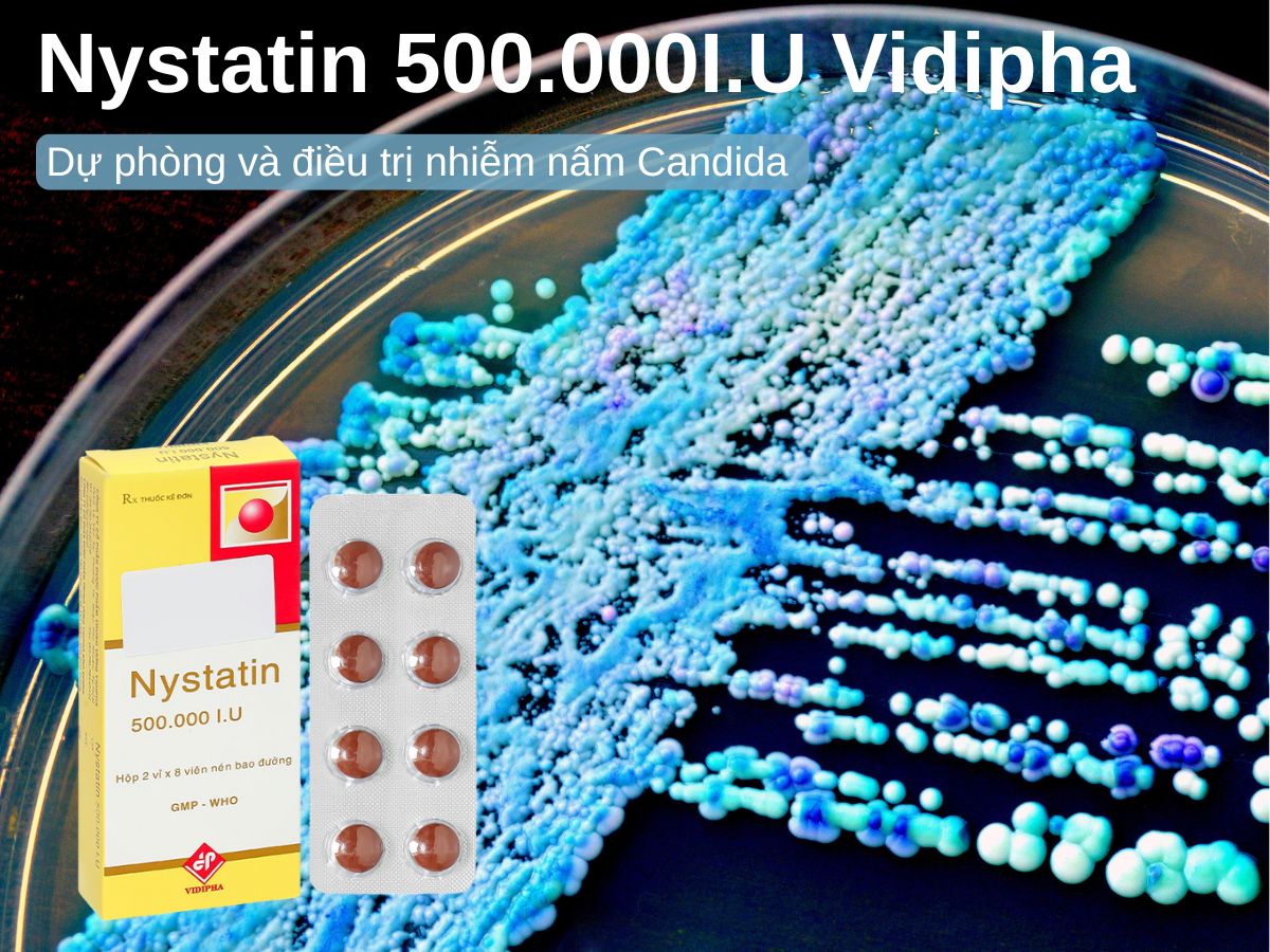 Nystatin 500.000I.U Vidipha