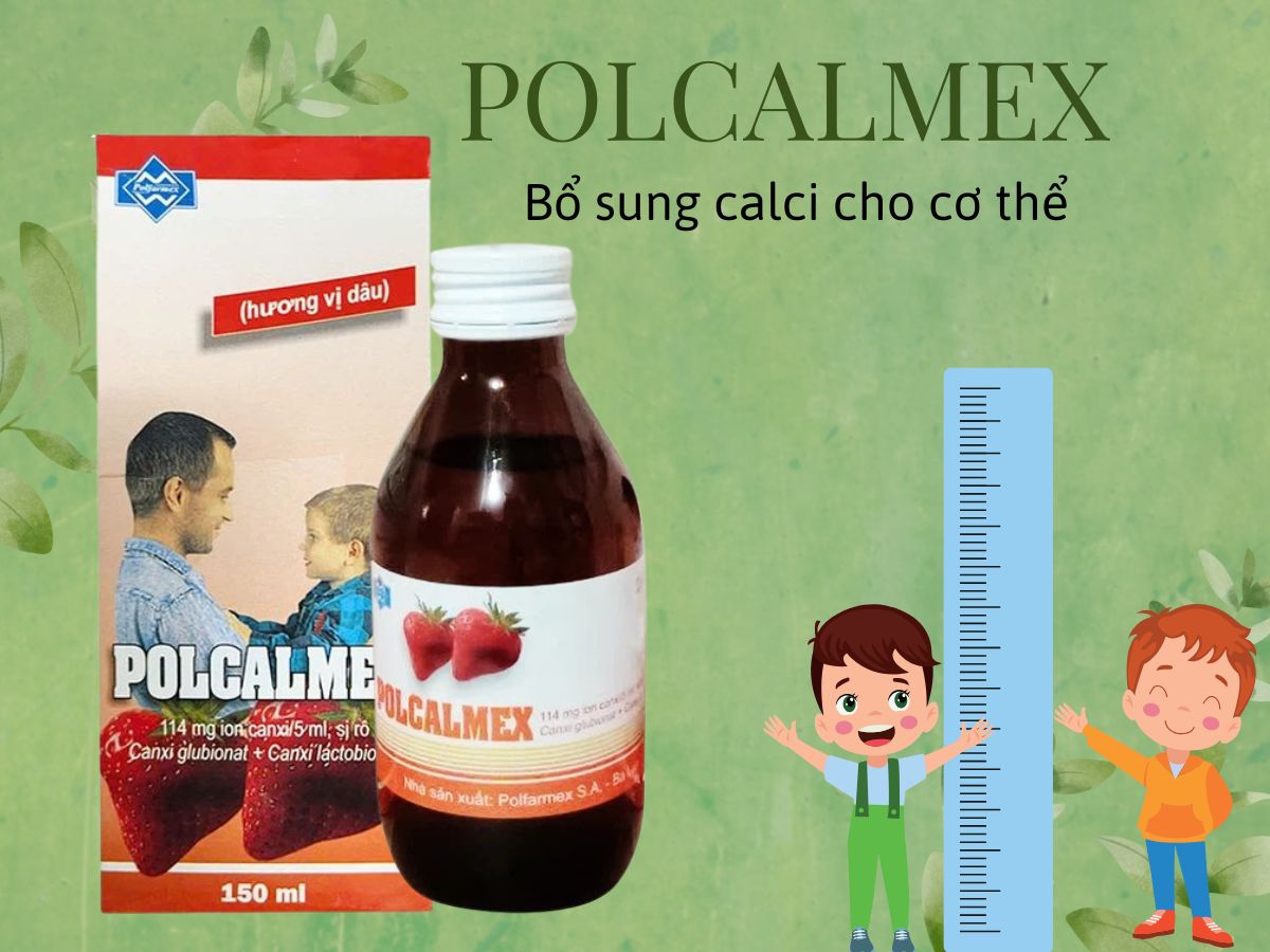 Thuốc Polcalmex điều trị và phòng ngừa tình trạng thiếu hụt calci