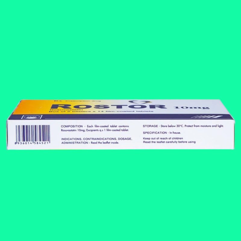 Thuốc Rostor 10mg có tác dụng trong điều trị rối loạn lipid máu