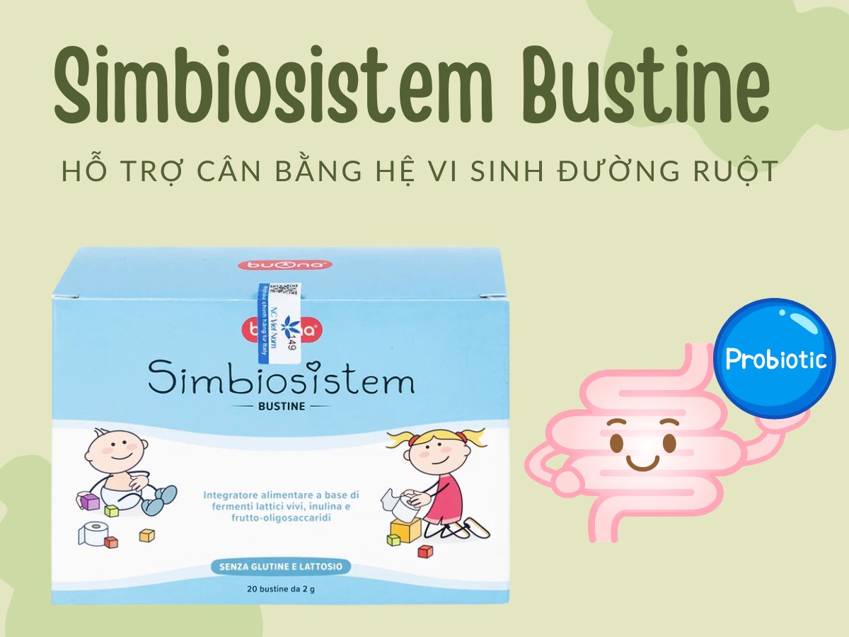 Simbiosistem Bustine 13 Simbiosistem Bustine hỗ trợ cải thiện hệ vi sinh đường ruột