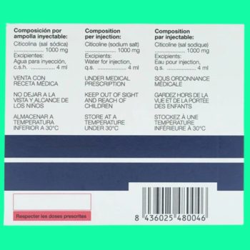 Thuốc Somazina 1000mg giúp giảm các rối loạn liên quan đến thần kinh