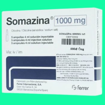 Thuốc Somazina 1000mg giúp giảm các rối loạn liên quan đến thần kinh