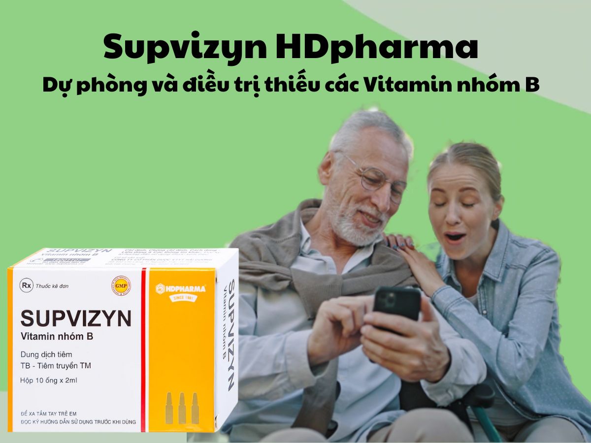 Supvizyn 13 Thuốc Supvizyn - phòng và hỗ trợ điều trị tình trạng thiếu hụt vitamin nhóm B