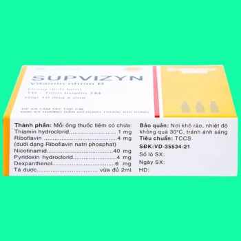 Thuốc Supvizyn - phòng và hỗ trợ điều trị tình trạng thiếu hụt vitamin nhóm B