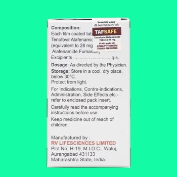 Tafsafe 25mg
