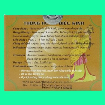 Thuốc Huyết Điều Kinh Hồng Phúc hỗ trợ lưu thông khí huyết, điều hòa kinh nguyệt