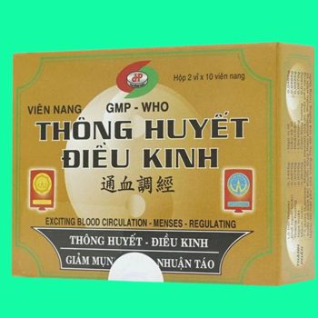Thuốc Huyết Điều Kinh Hồng Phúc hỗ trợ lưu thông khí huyết, điều hòa kinh nguyệt