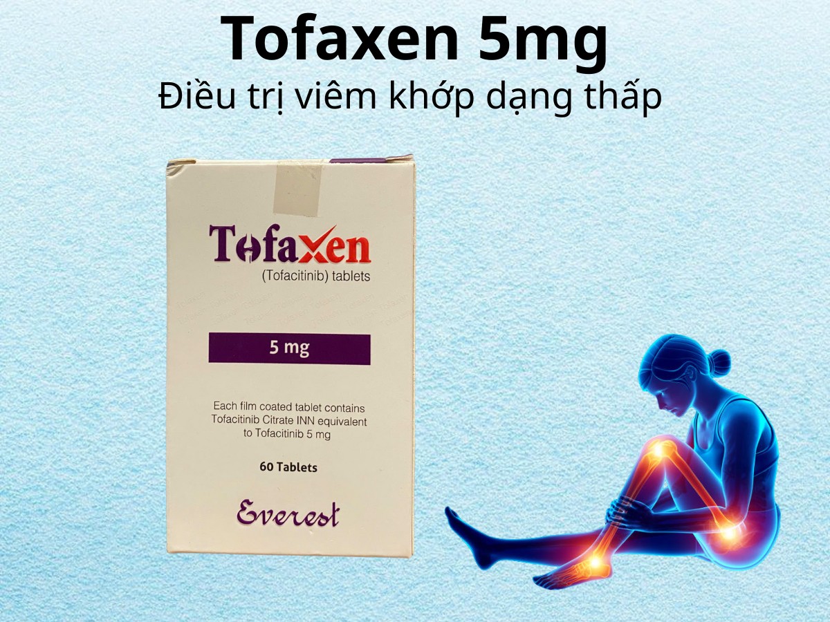 Tofaxen 5mg điều trị viêm khớp dạng thấp
