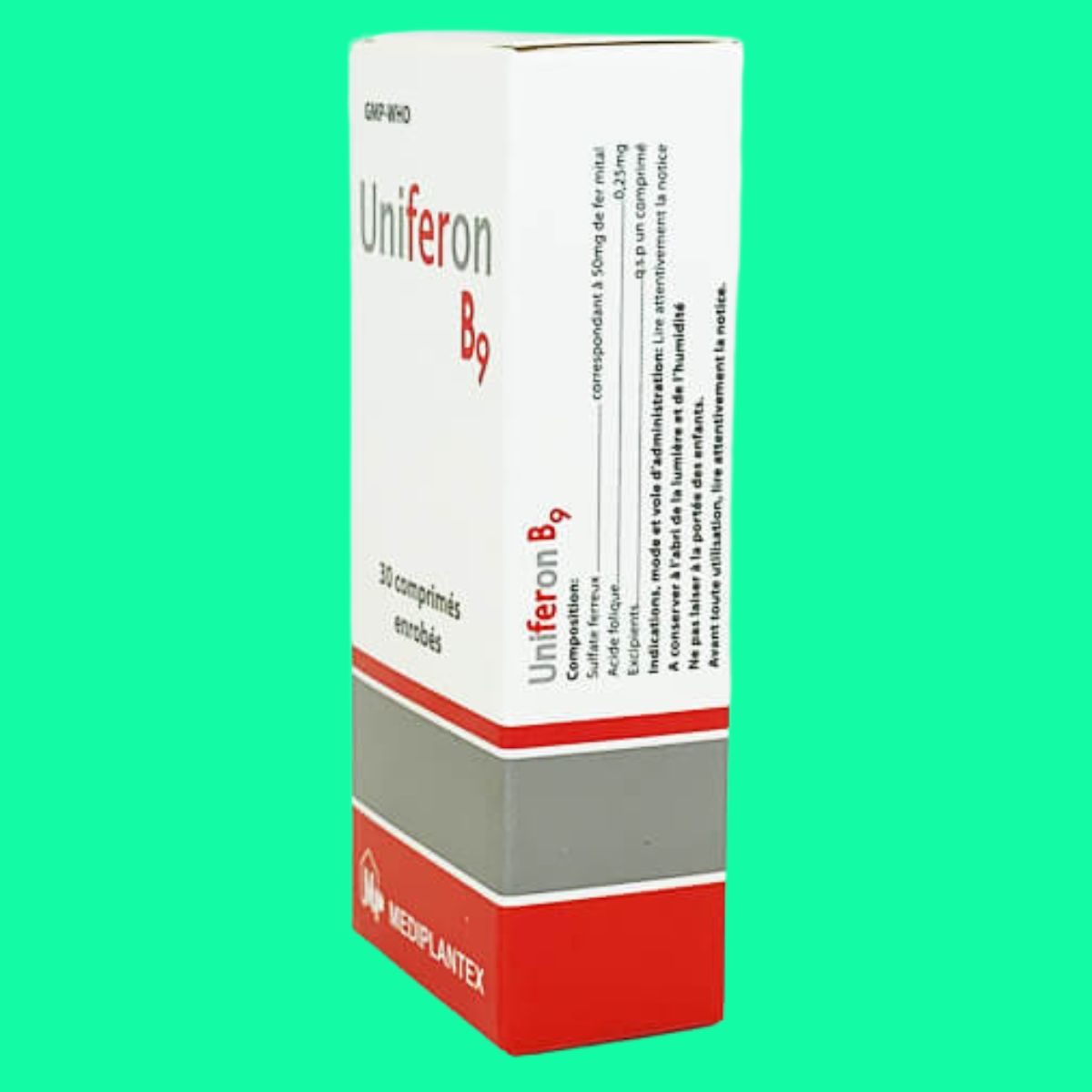 Uniferon-B9-6 Thuốc Uniferon B9 giúp điều trị và phòng ngừa thiếu máu do thiếu sắt