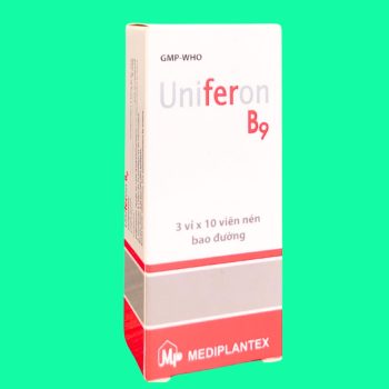 Thuốc Uniferon B9 giúp điều trị và phòng ngừa thiếu máu do thiếu sắt