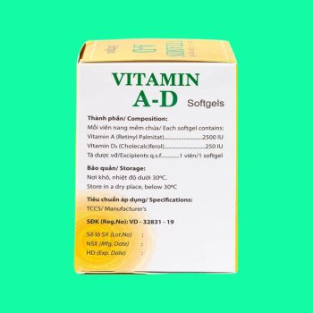 Vitamin A-D 2500/250 Hataphar 5 Vitamin A-D 2500/250 Hataphar