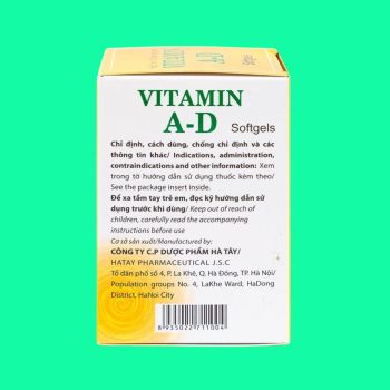 Vitamin A-D 2500/250 Hataphar 6 Vitamin A-D 2500/250 Hataphar