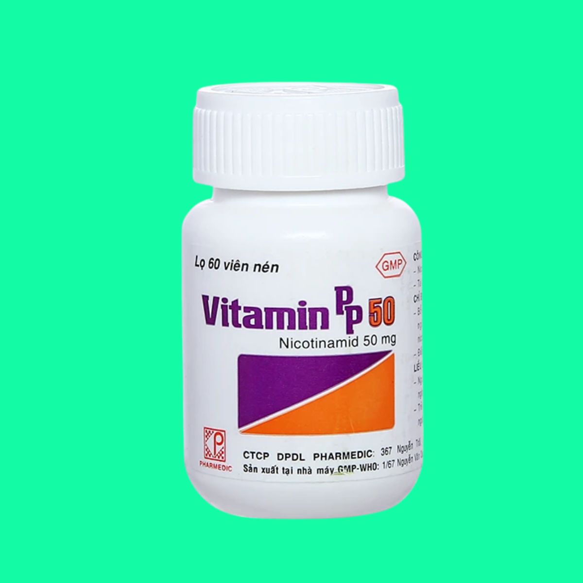 Vitamin PP 50mg Pharmedic (1) Vitamin PP 50mg Pharmedic