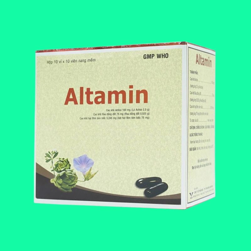 Thuốc Altamin hỗ trợ điều trị suy giảm chức năng gan và viêm gan