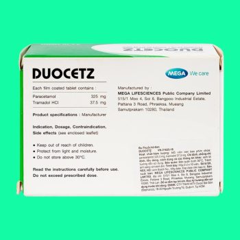 Duocetz 325mg/37.5mg