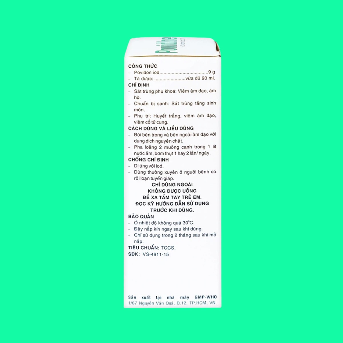 dung-dich-phu-khoa-povidine-10%-5 Dung dịch phụ khoa Povidine 10%