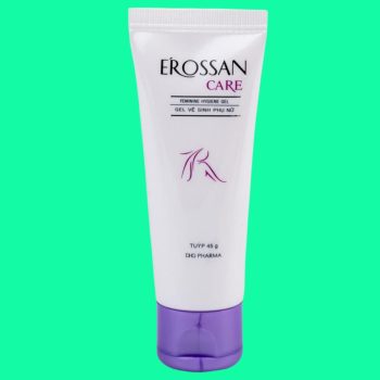 Dung dịch vệ sinh Erossan Care có tác dụng làm sạch vùng kín, giảm viêm nhiễm