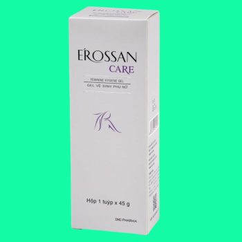 Dung dịch vệ sinh Erossan Care có tác dụng làm sạch vùng kín, giảm viêm nhiễm