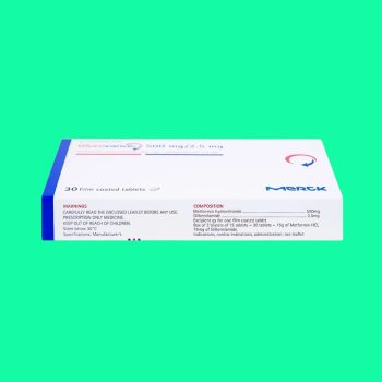 Glucovance 500mg/2.5 mg