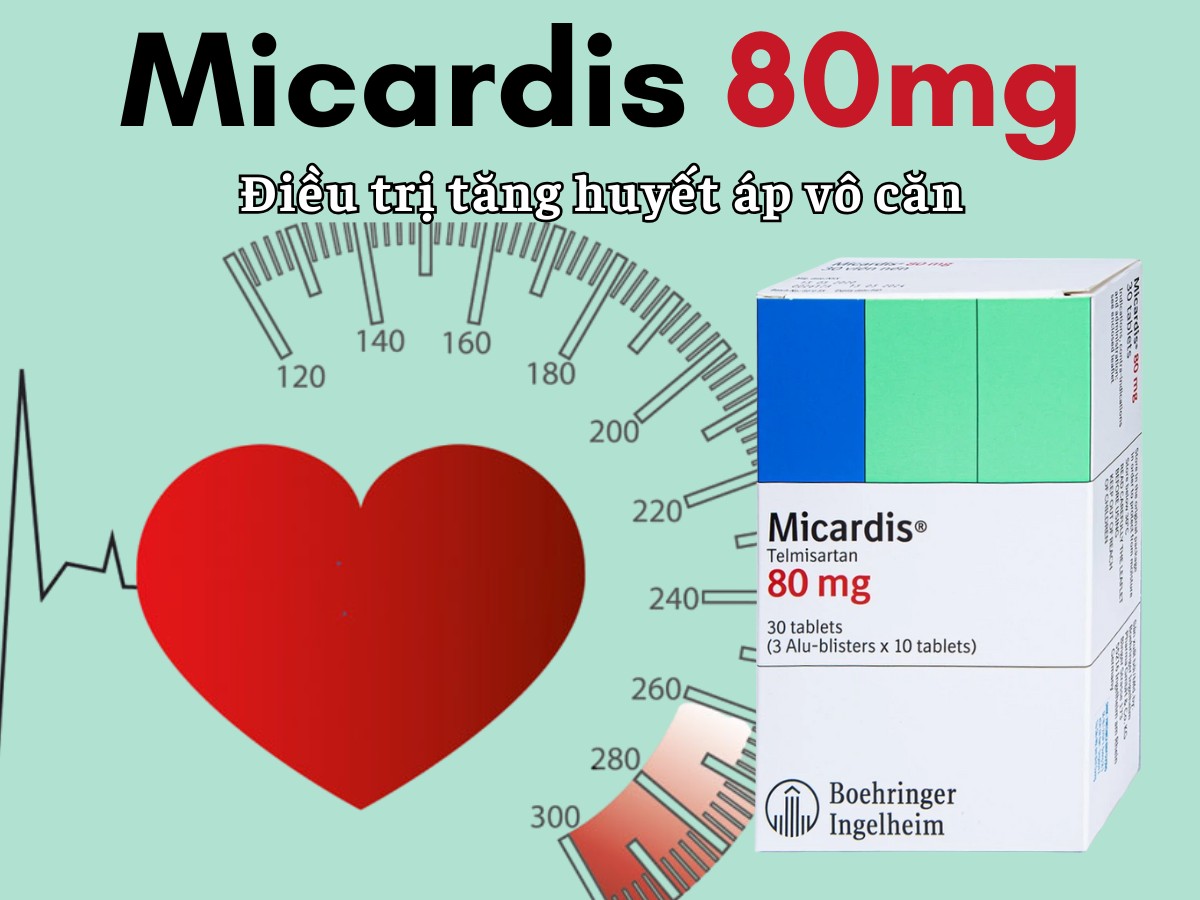 Micardis 80mg 8 Micardis 80mg điều trị tăng huyết áp