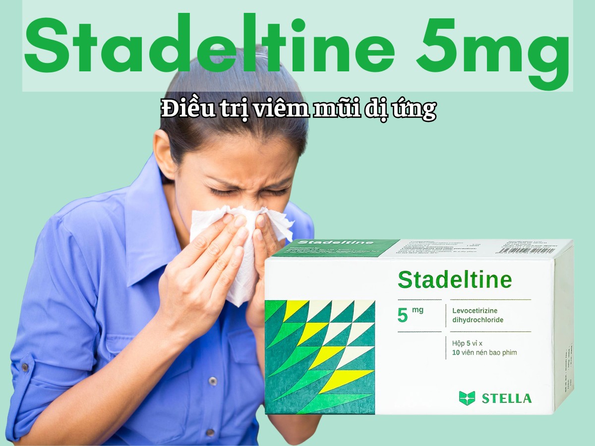 Stadeltine 5mg điều trị viêm mũi dị ứng