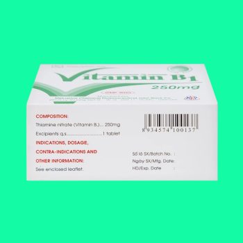 Vitamin B1 250mg Mekophar