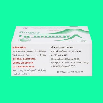 Vitamin B1 250mg Mekophar