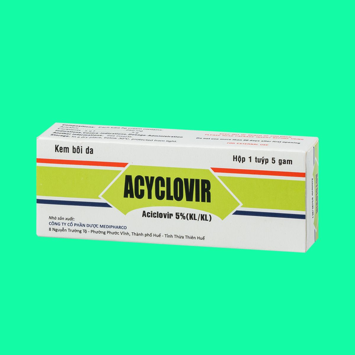 Acyclovir 5% Medipharco (3) Acyclovir 5% Medipharco