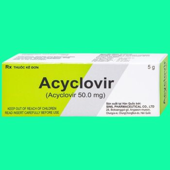Kem bôi da Acyclovir Sinil giúp điều trị herpes simplex môi và sinh dục