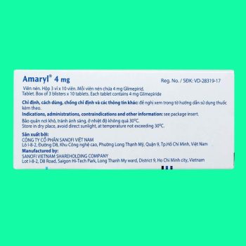 Amaryl 4mg