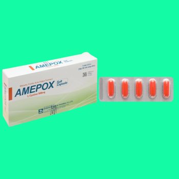 Thuốc Amepox Soft Capsule 500mg điều trị sạm da, tàn nhang, nám da
