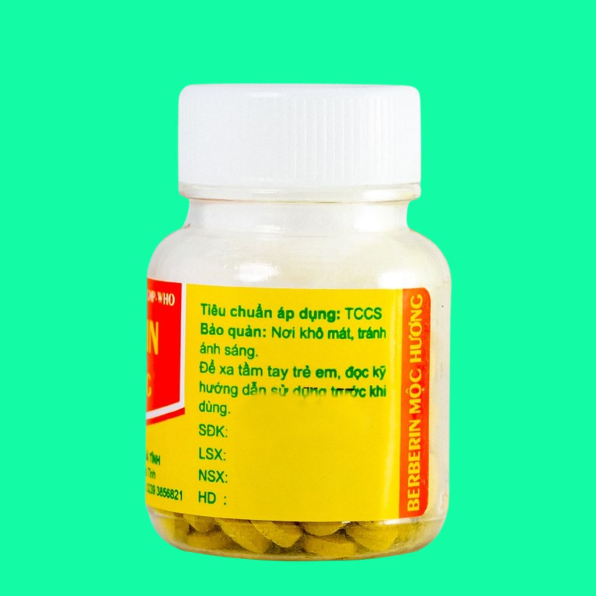 Berberin Mộc Hương (3) Berberin Mộc Hương