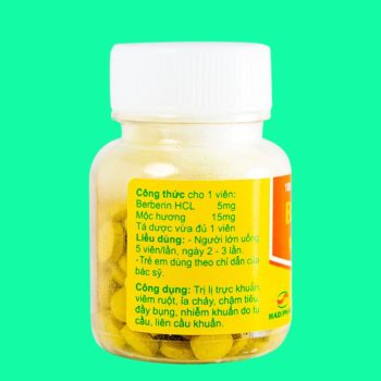 Berberin Mộc Hương 5 Berberin Mộc Hương