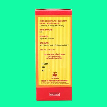 Bổ Phế TW3 Chỉ Khái Lộ