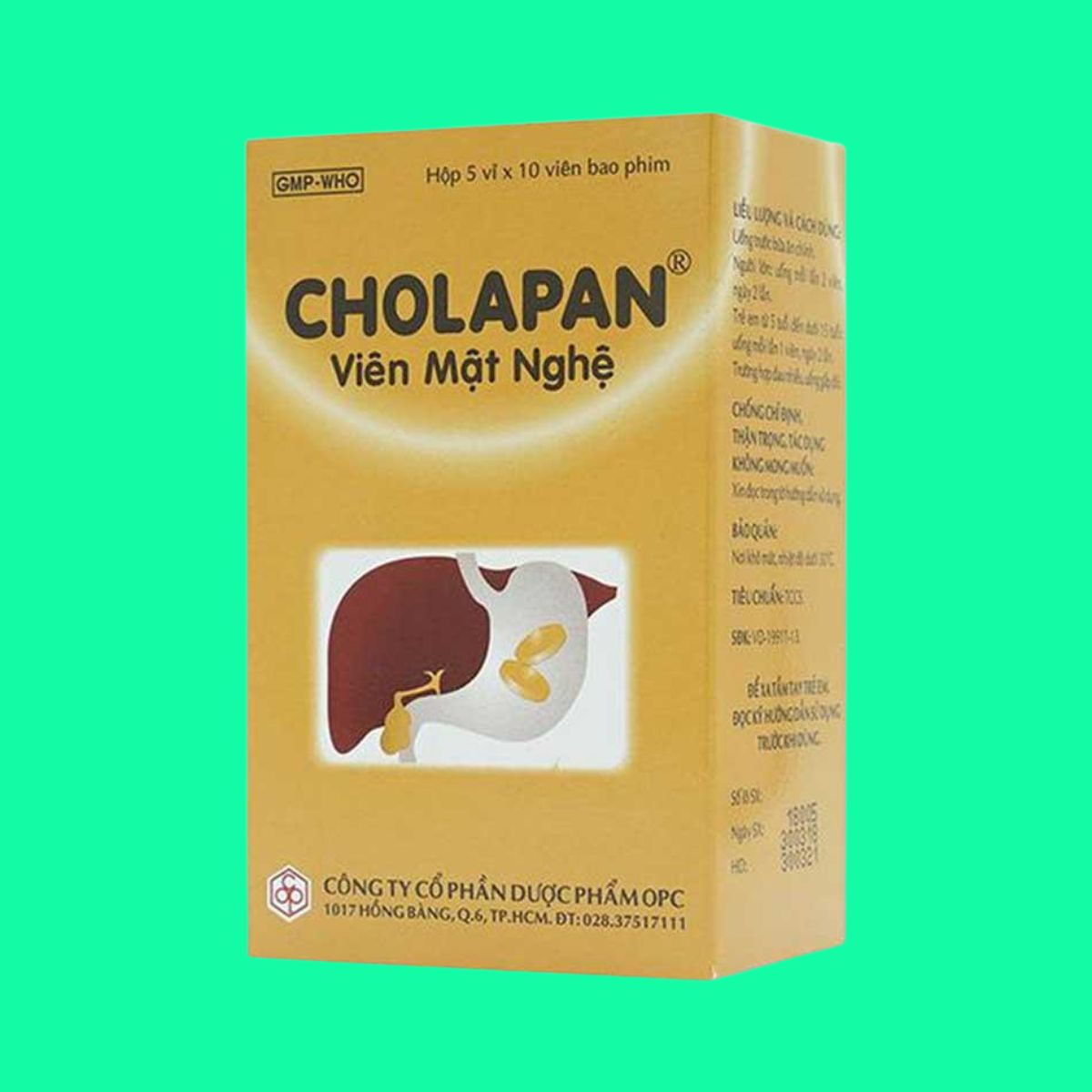 CHOLAPAN Viên mật nghệ (5) CHOLAPAN Viên mật nghệ