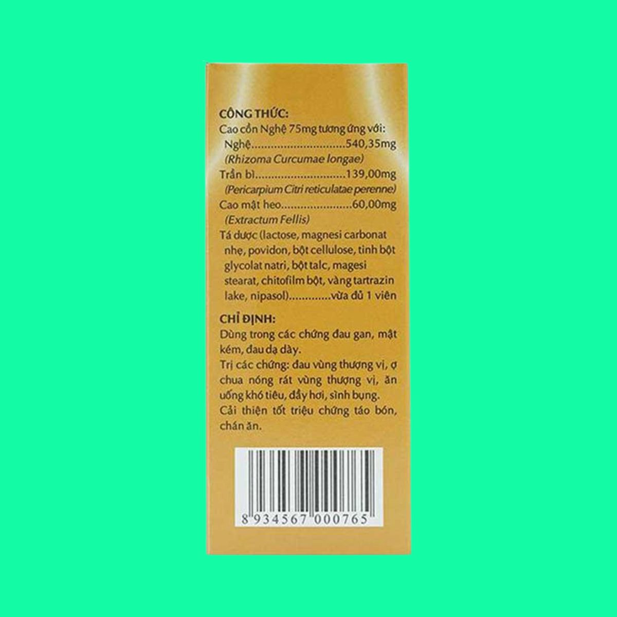 CHOLAPAN Viên mật nghệ (6) CHOLAPAN Viên mật nghệ