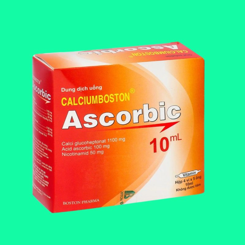 Thuốc Calciumboston Ascorbic điều trị tình trạng thiếu calci, vitamin C ...
