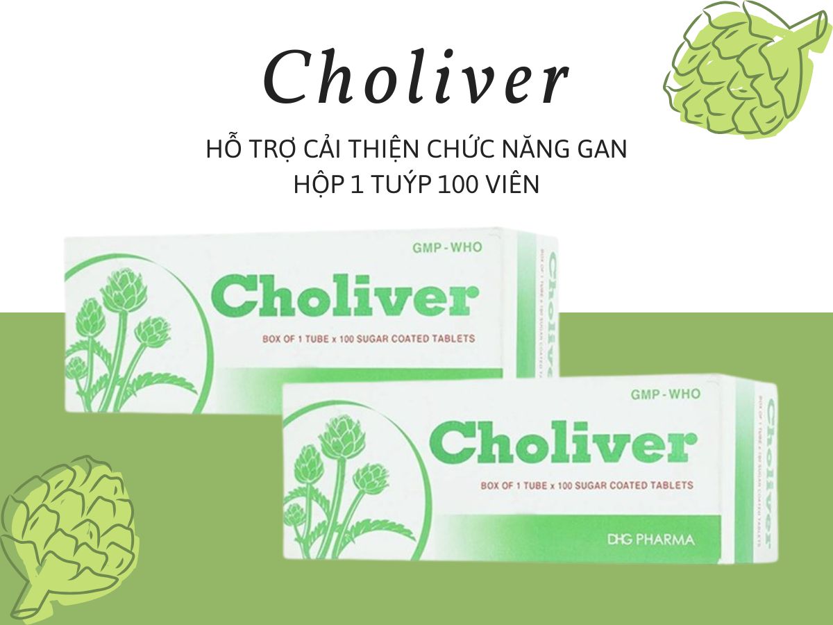 Thuốc Choliver điều trị rối loạn đường mật, viêm mật, lợi tiểu