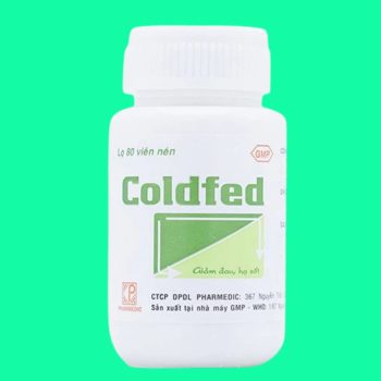 Coldfed lọ 80 viên 6 Thuốc Coldfed (lọ 80 viên) giúp giảm các triệu chứng cảm, sốt, đau đầu