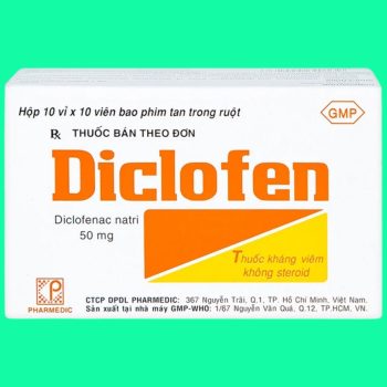 Thuốc Diclofen 50mg giúp cải thiện triệu chứng trong bệnh lý viêm khớp