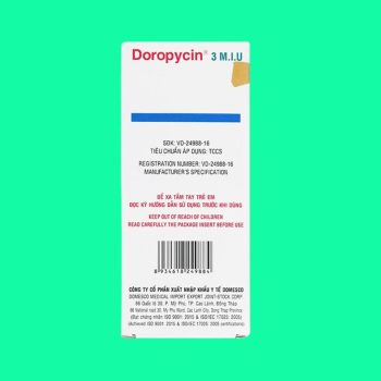 Doropycin 3 M.I.U 7 Doropycin 3 M.I.U