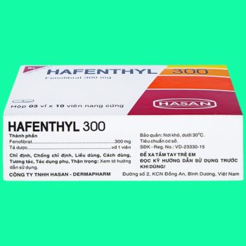 Thuốc Hafenthyl 300 - Điều trị rối loạn lipoprotein máu