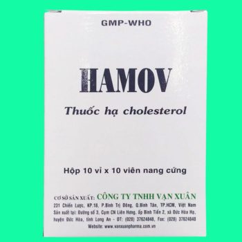 Thuốc Hamov Vạn Xuân giúp hạ lipid máu, phòng ngừa xơ vữa động mạch