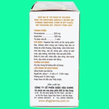 Hapacol Đau Nhức 7 Thuốc Hapacol Đau Nhức giúp hạ sốt, giảm đau mức độ nhẹ đến vừa