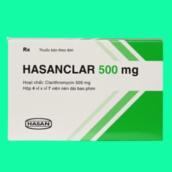 Thuốc Hasanclar 500mg điều trị nhiễm trùng đường hô hấp trên và dưới